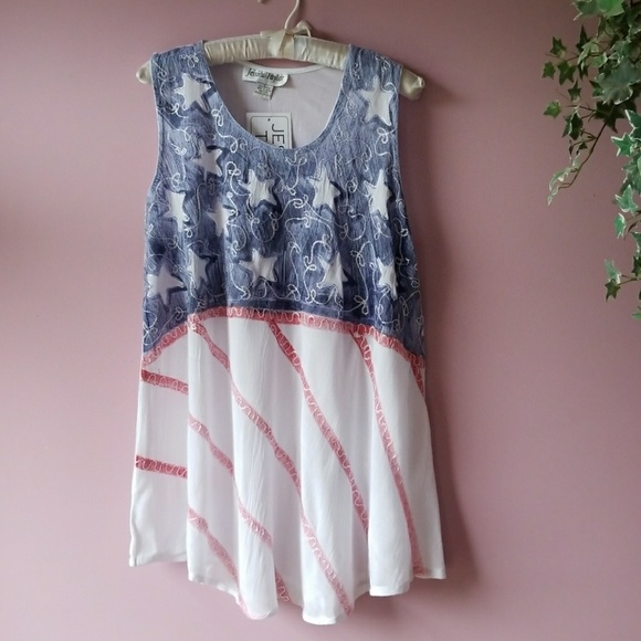 Jessica Taylor Other - Cover Up Swim Beach Pool Cruise Stars and Stripes